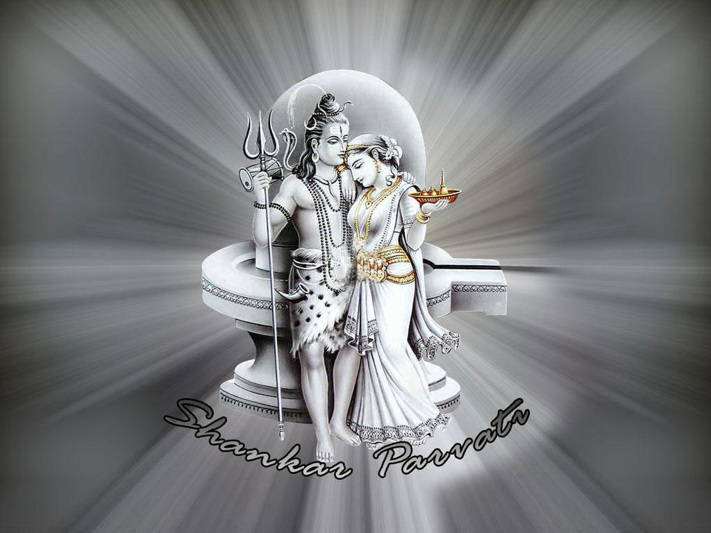 Wallpapers of Lord Shiva and Parvati