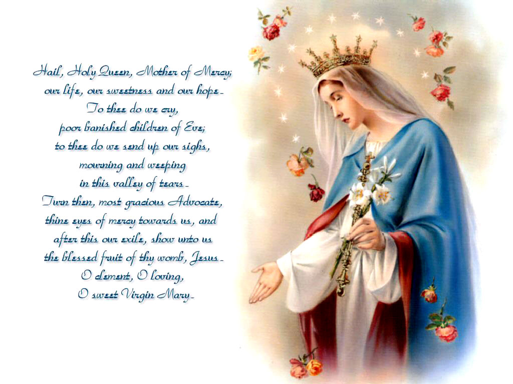 Mother Mary and Jesus Wallpaper