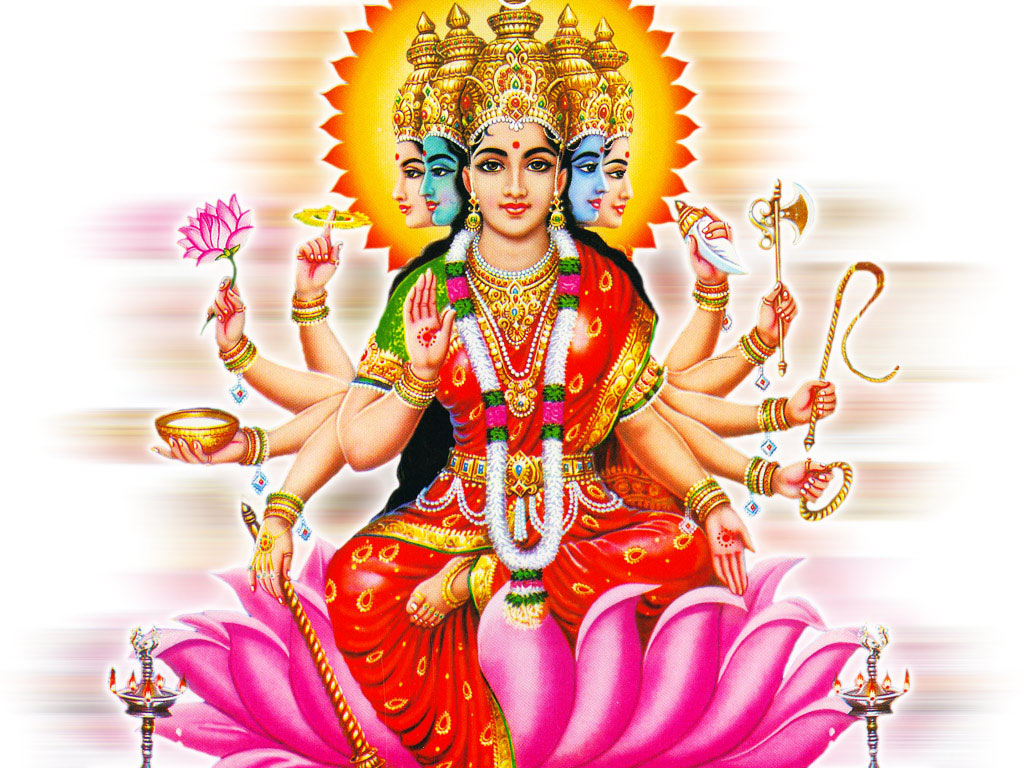 Hindu God Laxmi Wallpaper for Desktop