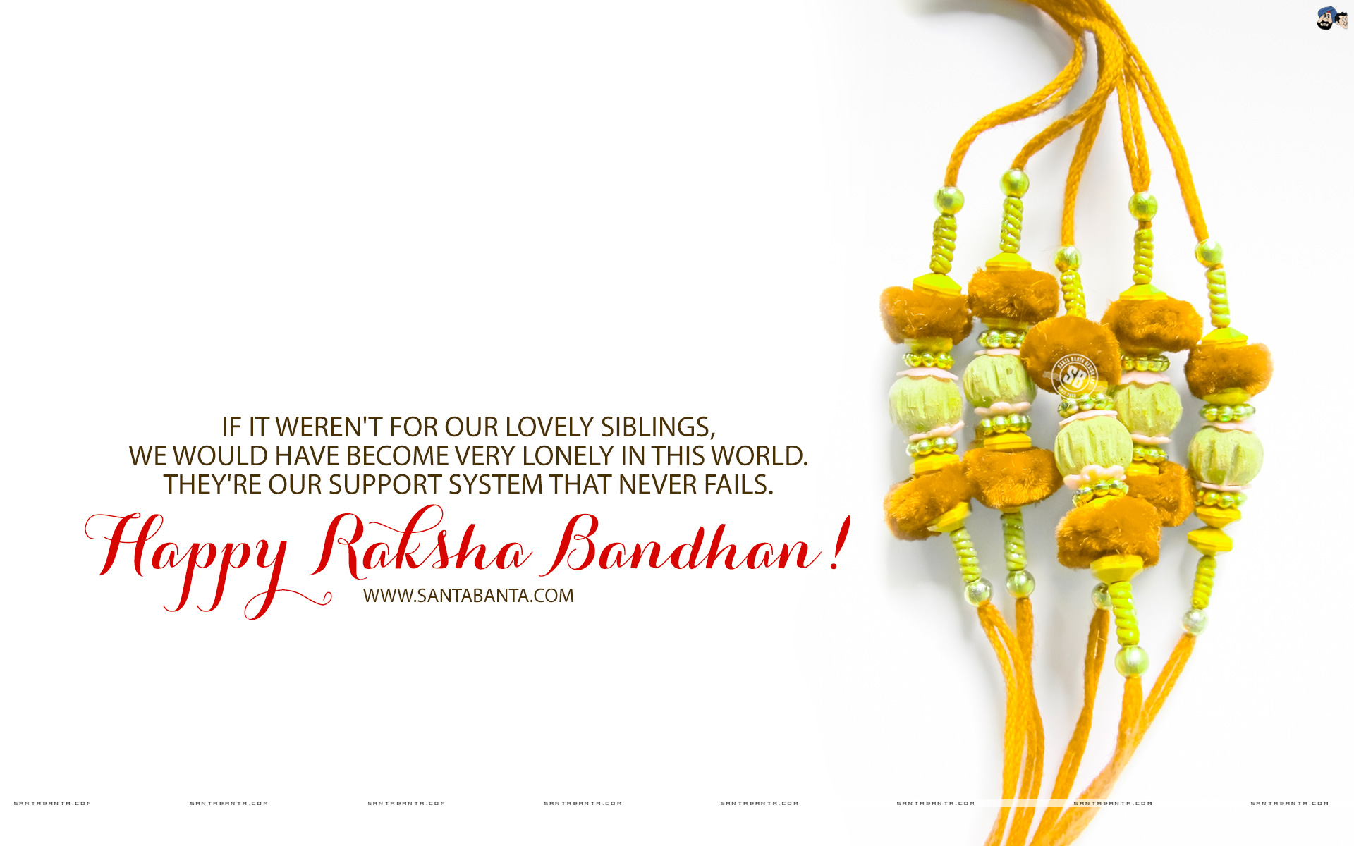SantaBanta Rakhi,Raksha Bandhan Wallpaper Download